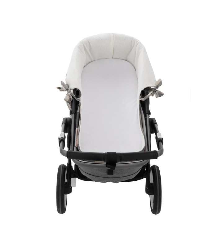 Vestidura de Capazo Reversible con Cremallera Chelsa Rice · Cambrass