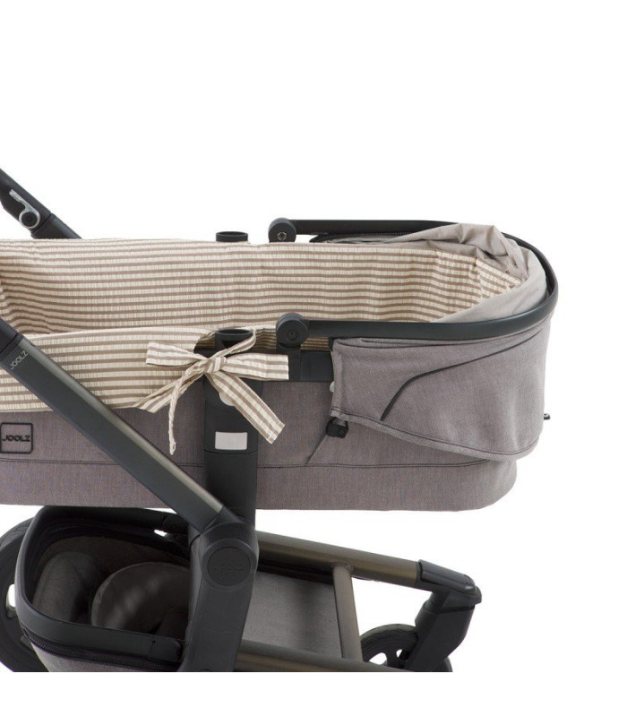 Vestidura de Capazo Reversible con Cremallera Derby Beige · Cambrass