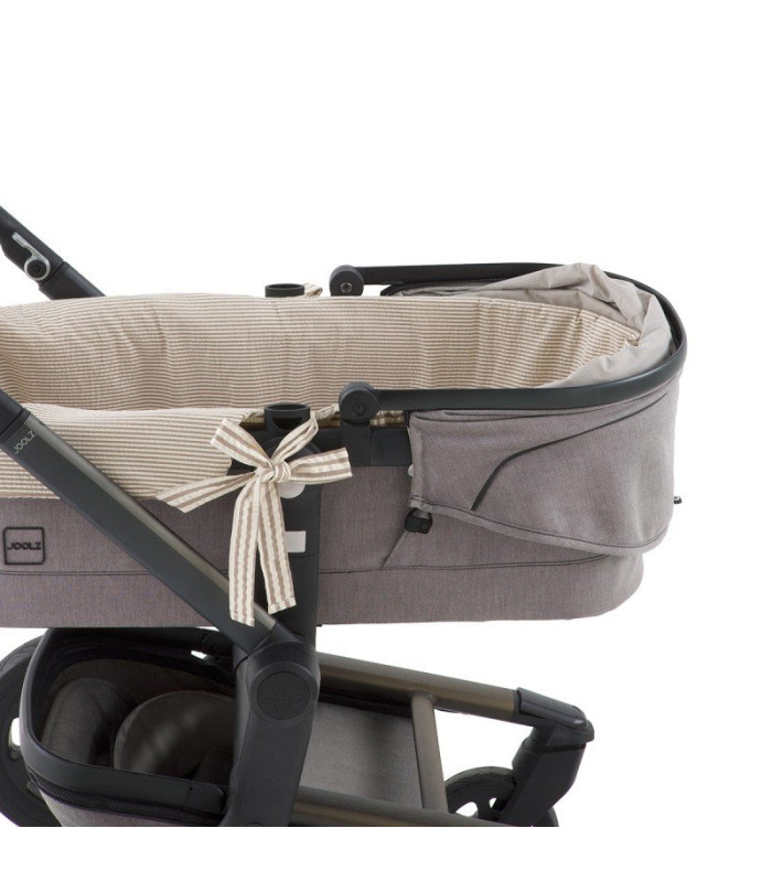 Vestidura de Capazo Reversible con Cremallera Derby Beige · Cambrass