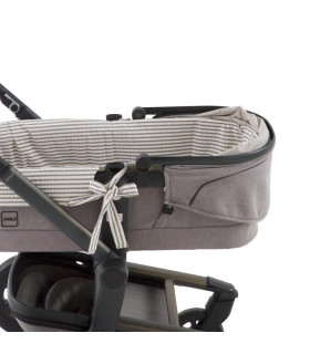 Vestidura de Capazo Reversible con Cremallera Derby Gris · Cambrass