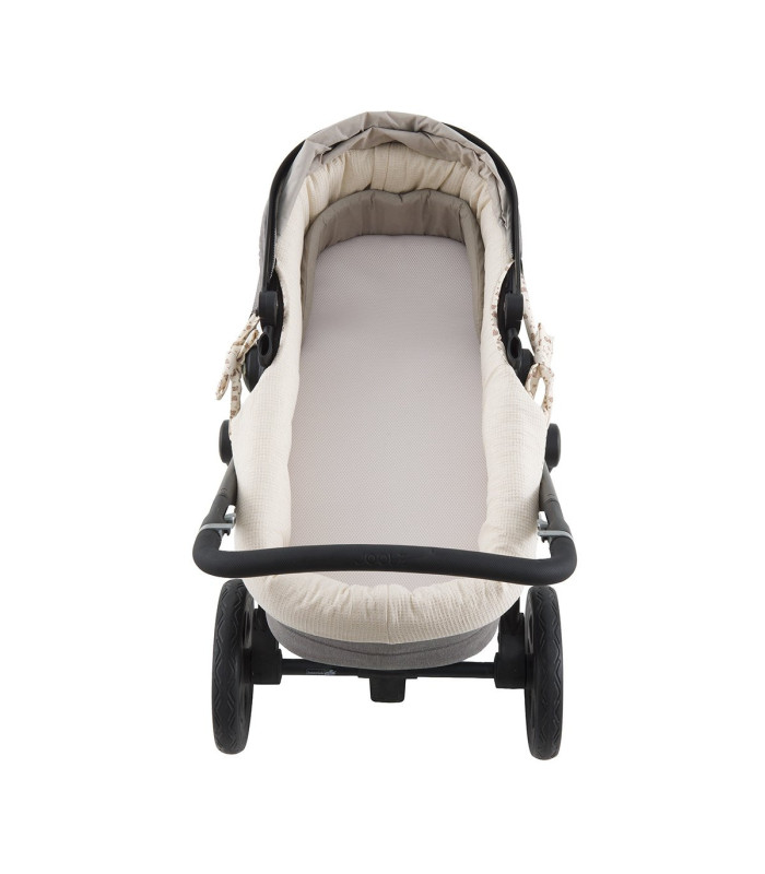 Vestidura de Capazo Reversible Naturale Marron · Cambrass