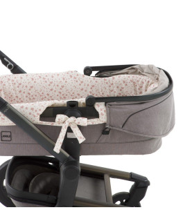 Vestidura de Capazo Reversible Naturale Rosa · Cambrass
