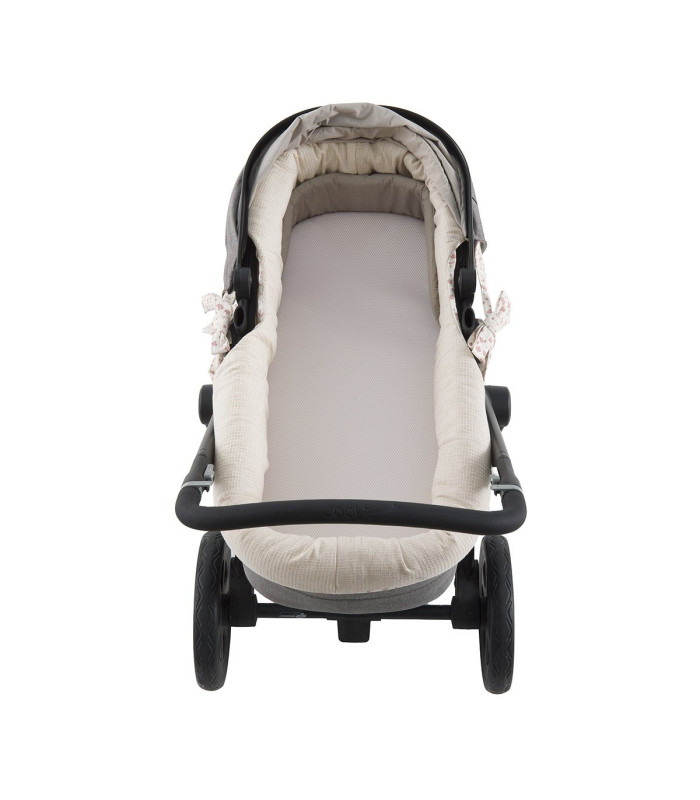 Vestidura de Capazo Reversible Naturale Rosa · Cambrass