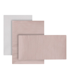 Sabana Moises/Carro 3 Pcs 35X80X1 Cm Tender Blush