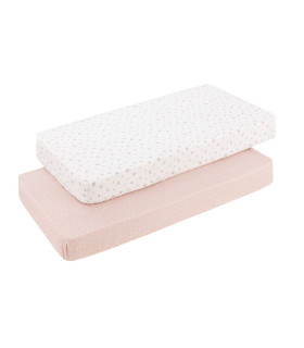 Bajera Cuna 60 Pack 2 Calma Rosa Cambrass