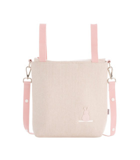 Cambrass Bolso Talega Lino Rosa Outlet