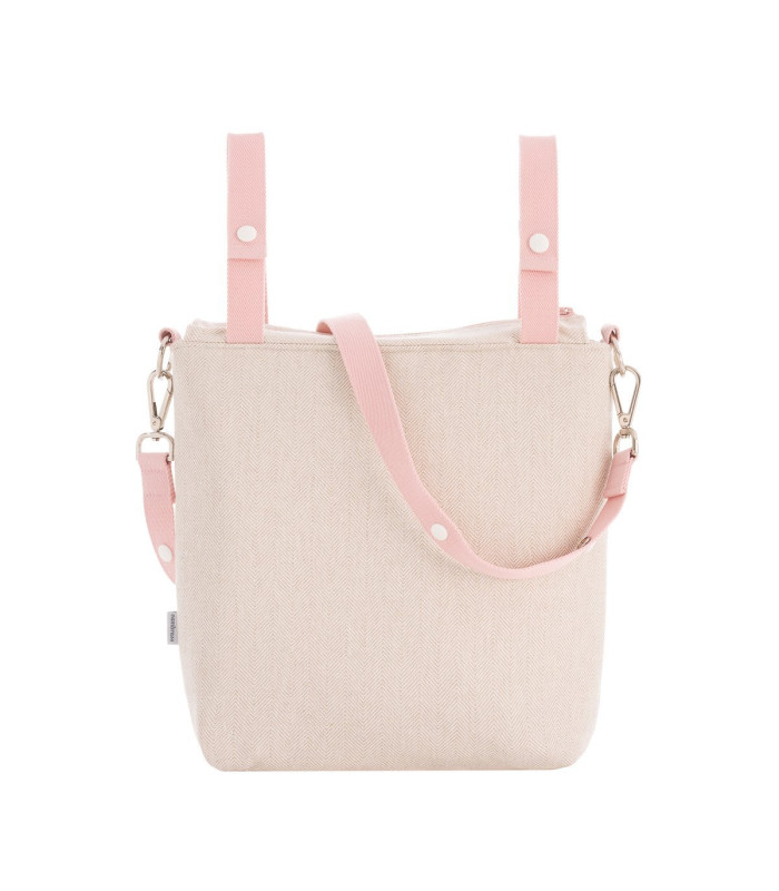 Cambrass Bolso Talega Lino Rosa Outlet