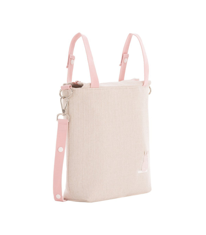 Cambrass Bolso Talega Lino Rosa Outlet