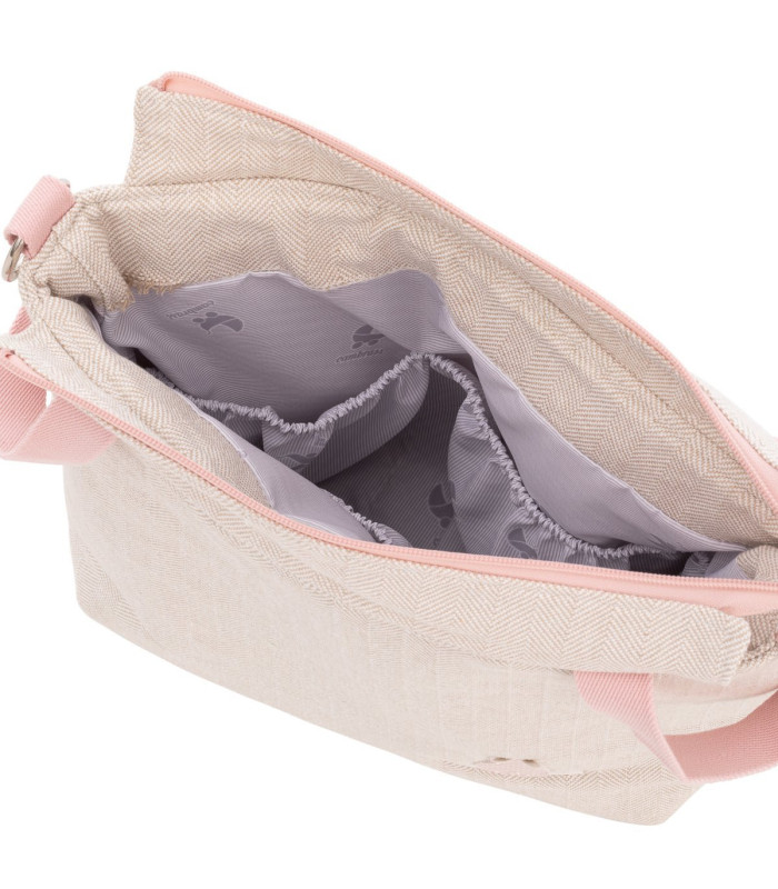 Cambrass Bolso Talega Lino Rosa Outlet