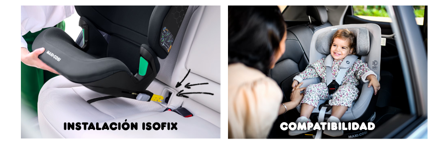 Compatibilidad ISOFIX sillas de auto