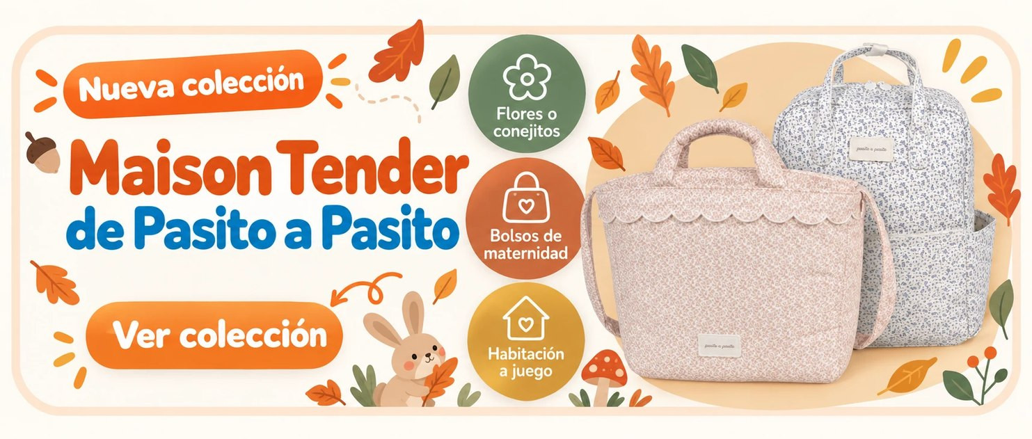 Colección Maison Tender de Pasito a Pasito con bolsos de maternidad