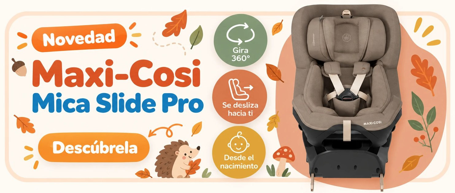 Silla de coche giratoria Maxi-Cosi Mica Slide Pro