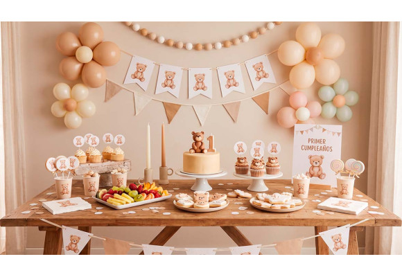 Ideas para el primer cumpleaños de tu bebé: temáticas y decoración