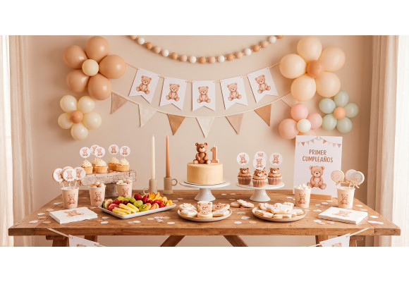 Ideas para el primer cumpleaños de tu bebé: temáticas y decoración