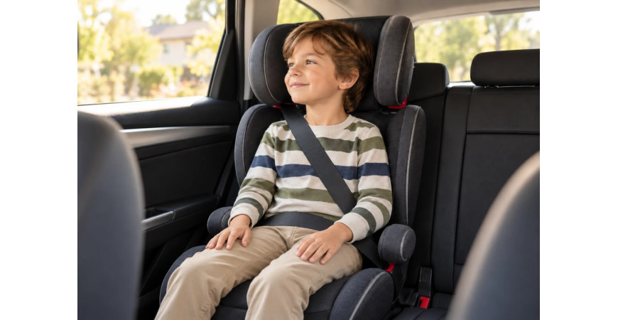 ¿Hasta qué edad y altura va un niño en silla o alzador en el coche?